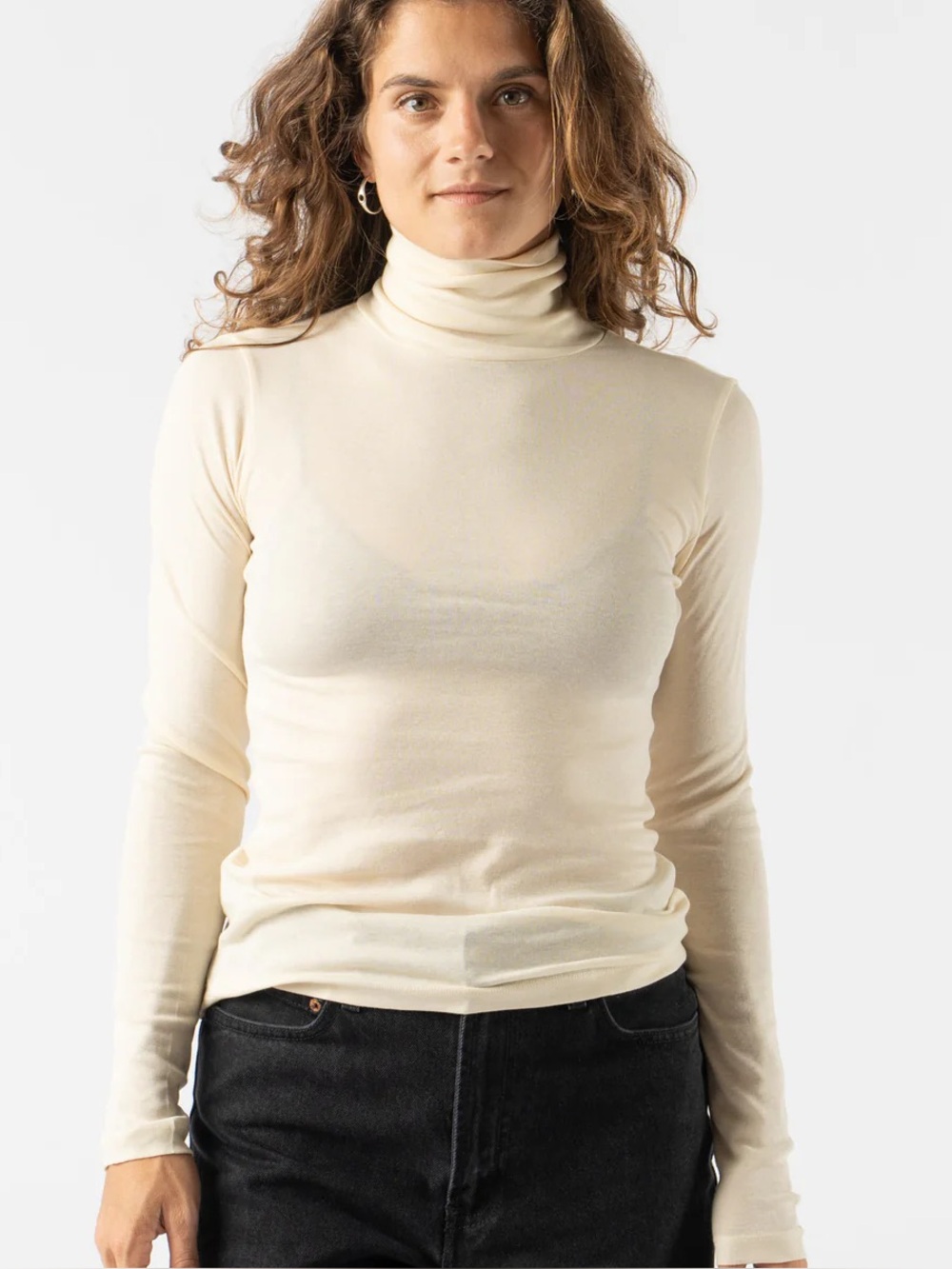 Flore Flore dinah turtleneck off white NWT